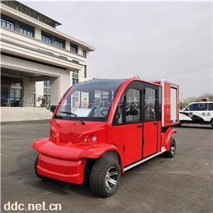 4座封闭电动消防车