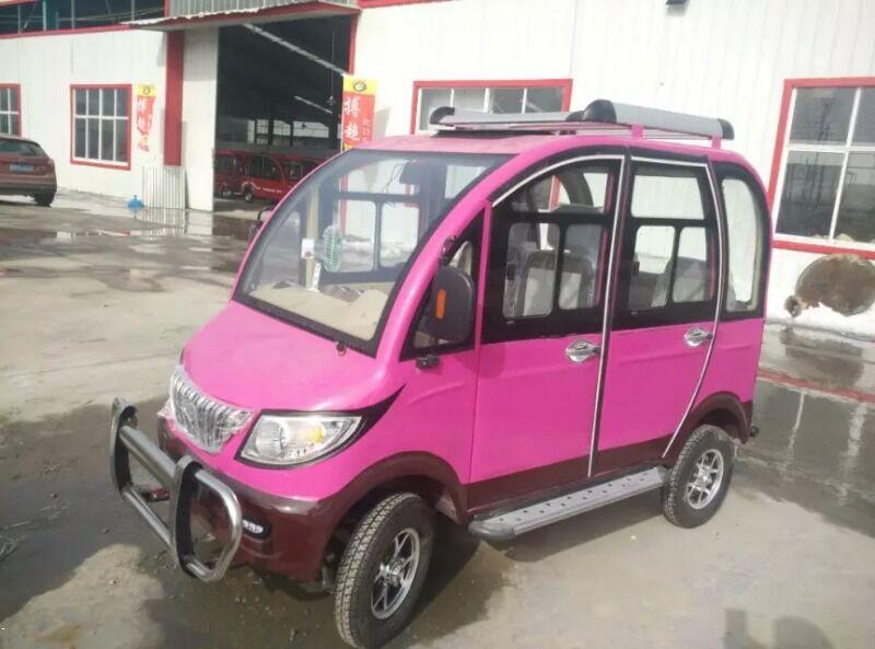 老年代步车四轮电动车方向盘电动车