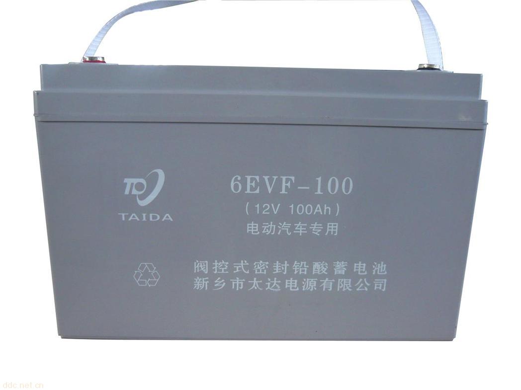 电动汽车用密封蓄电池6EVF-100,12V100Ah，