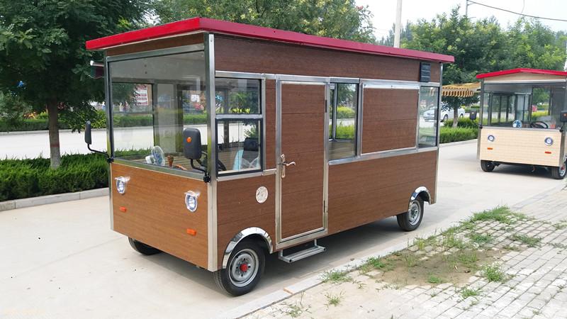 电动四轮快餐小吃车