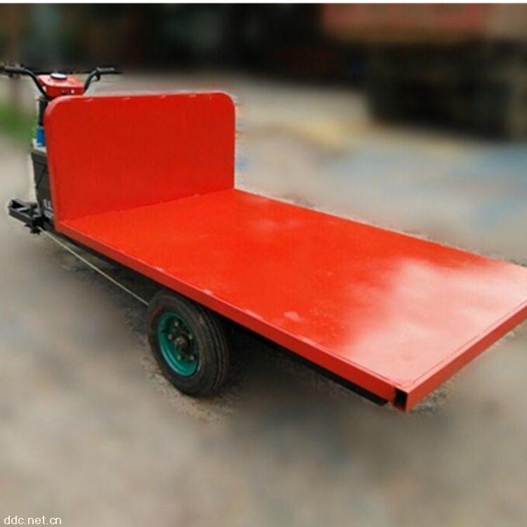 底价供应快递转运车电动三轮平板车采用牵引性电瓶耐用持久