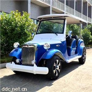 傲森品牌蓝色6座电动老爷车