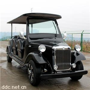 傲森品牌8座黑色电动观光车