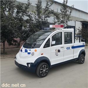 凯驰铁壳5-8座加斗电瓶巡查车物业治安城管执法电动巡逻车