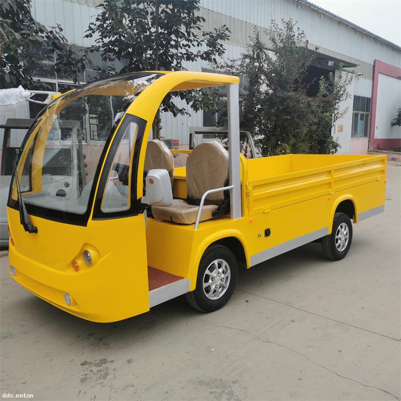 凯驰四轮电动观光车监狱电瓶送餐车旅游景区快递车电动斗货车