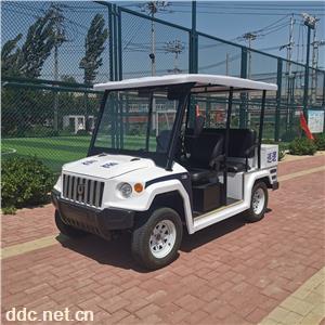 电动巡逻车物业车封闭巡查车治安四轮巡逻车电动校园巡逻车
