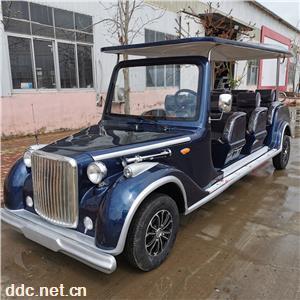 凯驰11座观光复古老爷车楼盘看房车酒店校园接待巡逻电动观光车
