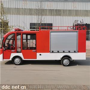 凯驰多功能电动消防车小区物业狭窄路段应急救援灭火车洒水功能