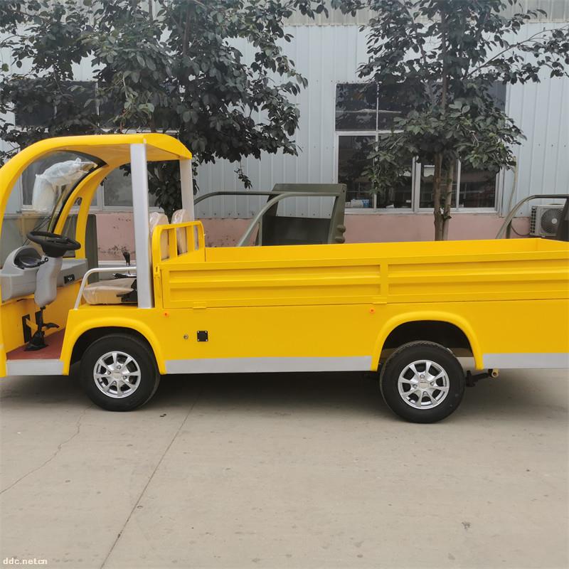 凯驰工厂拉货倒货车载重王牵引电动四轮平板搬运周转车