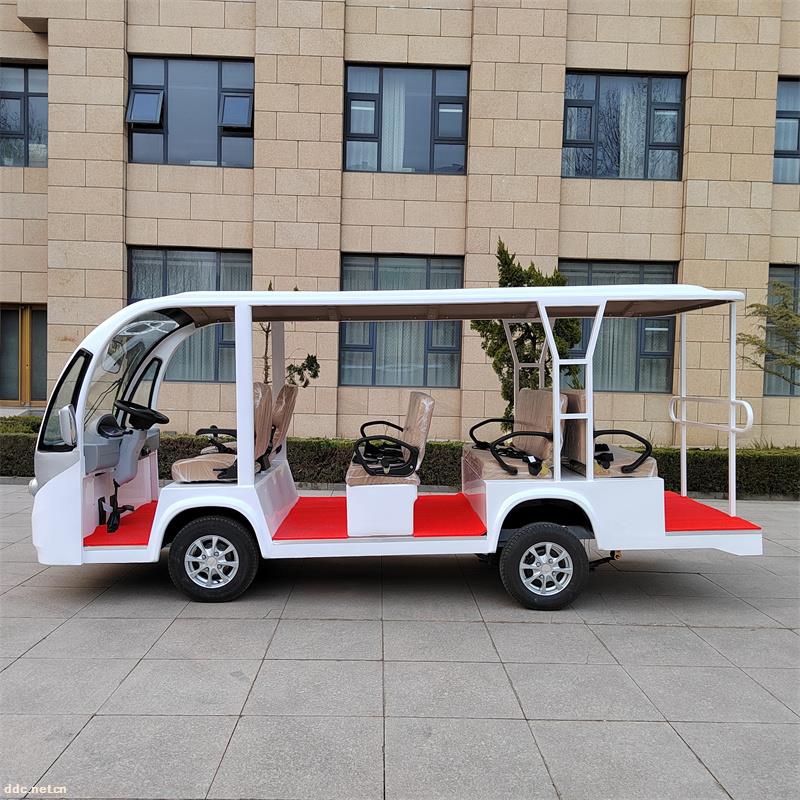 凯驰电瓶电动摆渡车 电动观光车景区游览车