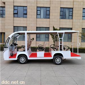 凯驰电瓶电动摆渡车 电动观光车景区游览车