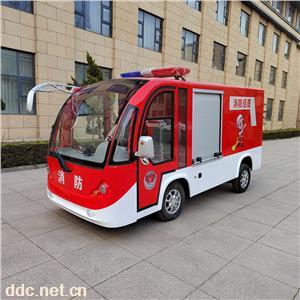 凯驰微型消防站使用电动消防车带水箱及消防器材