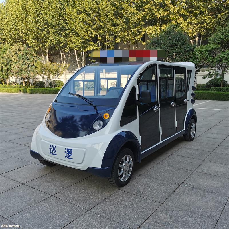凯驰敞开式电动巡逻车 物业工业园区巡逻代步巡逻车 带冷暖空调