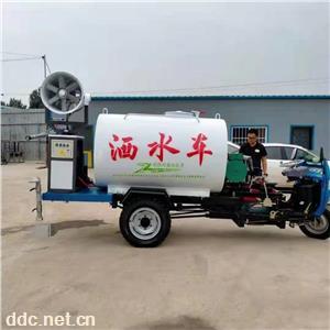 三轮绿化环卫洒水车1.5方五合一电动高压清洗车批发