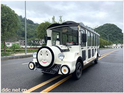 景区电动观光车及图片价格湖南旅游观光小火车带门封闭电瓶游览车