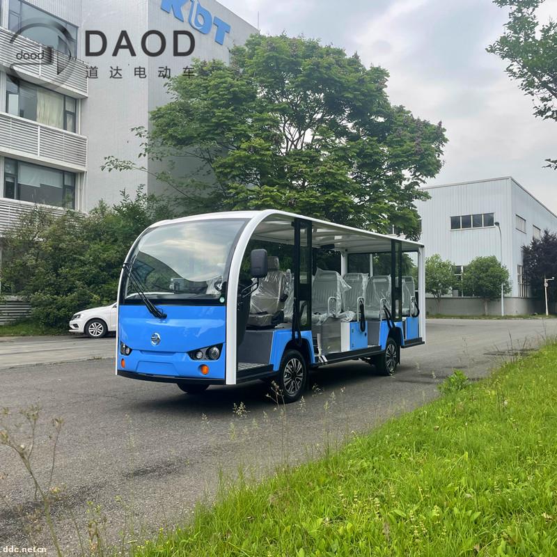 14座17座电动观光车景区校园摆渡观光车