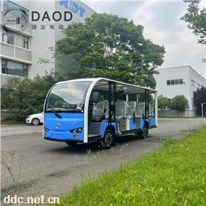 14座17座电动观光车景区校园摆渡观光车