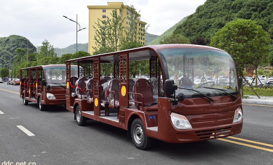 23座仿古电动观光车，大承载观光车，电动长续航