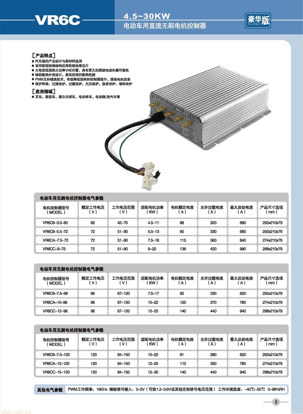 4.5KW-15KW直流无刷控制器豪华版